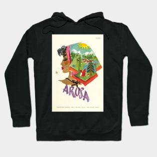 Arosa,Switzerland, Ski Travel Poster Hoodie